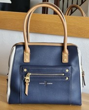 *LAST CHANCE* Jasper Conran handbag Navy/Cream/Tan