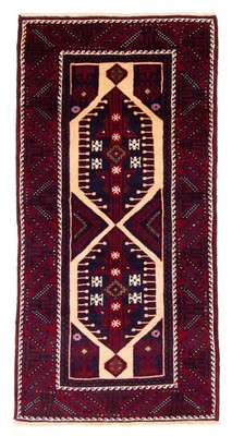 Traditional Vintage Hand-Knotted Area Rug 3'1'' x 6'0'' Oriental Wool Carpet