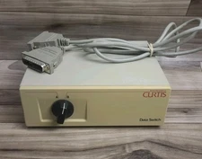  Curtis Data Transfer Switch A/B Data Switch 2 Channel Data Transfer Box 25 pin