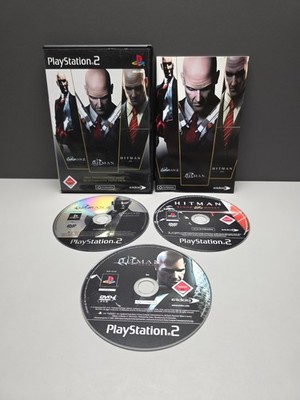HITMAN DAS ULTIMATIVE TRIPLE HIT PACK + ANLEITUNG SONY PLAYSTATION 2 PAL CIB PS2