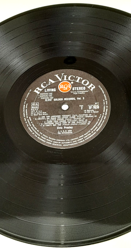 ELVIS PRESLEY GOLD RECORDS VOLUME 3 SF 7630 RED SPOT STEREO RARE - Picture 4 of 5