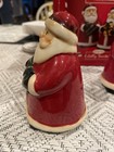 Oneida Jolly Santa Salt & Pepper Shakers Hand Painted Debbie Taylor Kerman — photo 3
