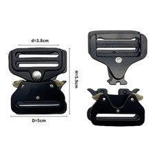 25/32/38/50Mm Quick Release Tactical Buckle Set Automatic Metal Male Belt Buckle