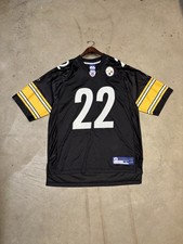 Rare Vintage Reebok Pittsburgh Steelers Duce Staley Home Football Jersey Large