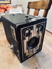 Kodak Six-20 Brownie Vintage Box Camera 1933-1941 Deco Style