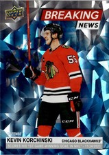 2024-25 Upper Deck #BN-17 Kevin Korchinski Breaking News