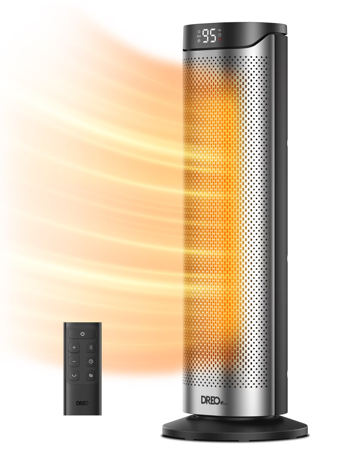 With 70&deg; Oscillation, Precise Temp Control 41-95,quiet 3fan