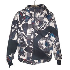 Obermeyer Outland Geometric Boys L Insulated 10K Waterproof Ski Snowboard Jacket
