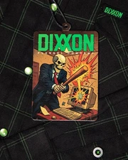 DIXXON FLANNEL CO - CTRL ALT DEL - XL  - BRAND NEW - BLACK GREEN PLAID