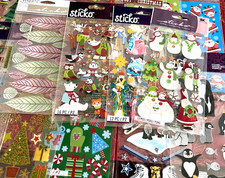 YOU CHOOSE - CHRISTMAS STICKO STICKERS - SOME RARE  RETIRED