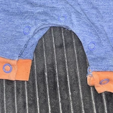 Vintage baby taz outfit 0-6 Month Looney Tunes Baby taz blue Jumper Romper 