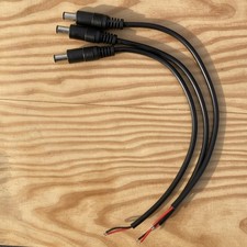 DC 7.4 5.0mm Male Plug w/ Pin Power Cable 9in 18AWG