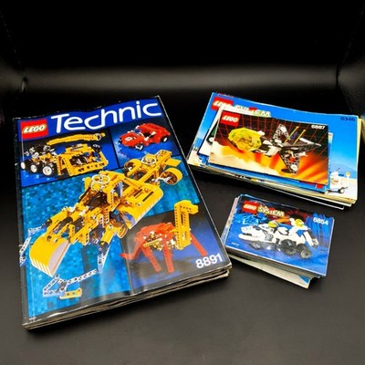 Lego Restposten nur Anleitung x 55+ Legoland Technic System kein Lego Vintage