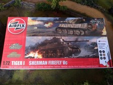 Image of Airfix Models - 1:72 Scale Tiger Vs Sherman Firefly Vc