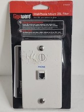 Gigaware Wall-Phone Mount DSL Filter Dual Jack - 279-003 T132 