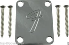 Fender Precision / Jazz Bass 70's Neck plate chrome 4-bolt "F" style L@@K p j