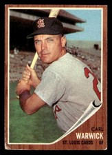 1962 Topps #202 Carl Warwick *Low Grade*