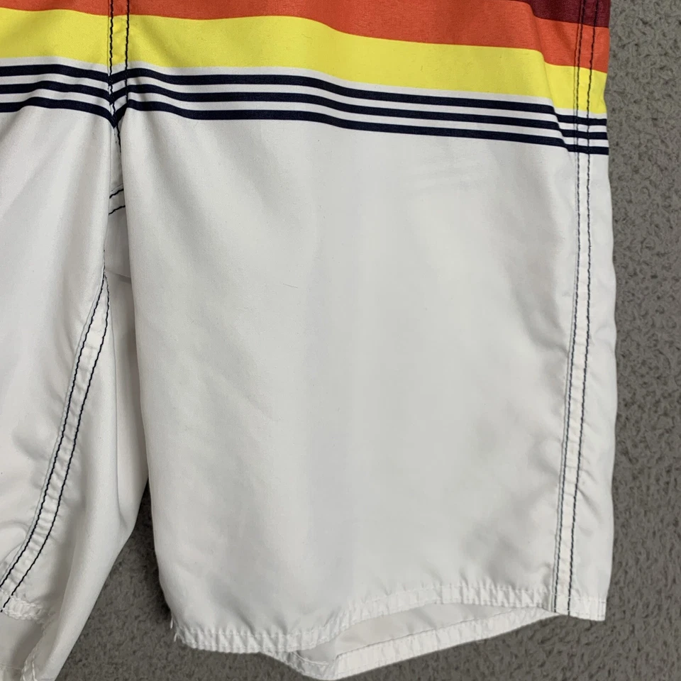 Shorts Old Navy meninos prancha de natação extra grande cordão forrado de praia 14-16 - Imagem 4 de 4