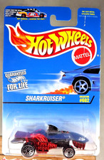 1996 Hot Wheels Bluewhite Card 602 Sharkruiser Black-red Wchrome Lace Sp