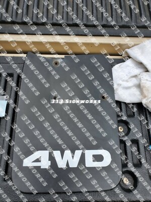 Toyota Pickup Tacoma 1st Gen Mud Flap Splash Guard 4WD Decals ONLY 95-04