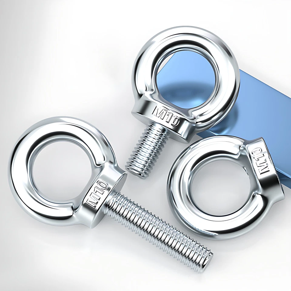 Ringmutter Ringschraube Edelstahl M3 M4 M5 M6 M8 M10 - M36 Verzurröse Auge Ring - Bild 4 von 4