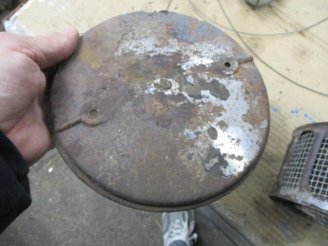 1933 1934 Pierce Arrow  8 Air Filter & Cover 8 Cylinder Mesh - Image 3 of 4