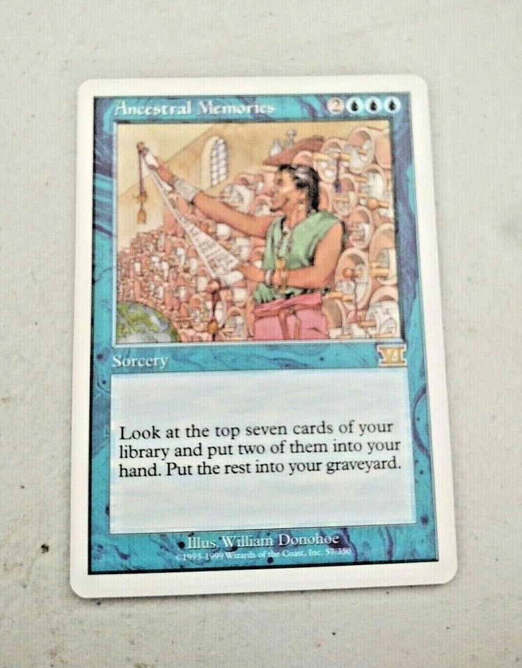 MTG Ancestral Memories Sixth Edition Regular Rare Premium NOS See ...