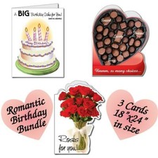 18x24 BIG Cards, Set of 6 Thinking of You, Va...