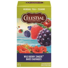Celestial Seasonings Tea Herb Wild Berry Zinger 20 bags (Pack of 6)