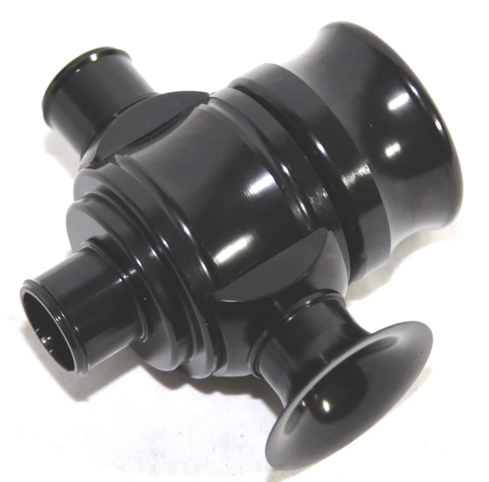 Volkswagen GTi Golf Jetta Beetle Audi A3 A4 A6 TT 1.8T BOV Válvula de soplado NEGRA Foto 3 de 4