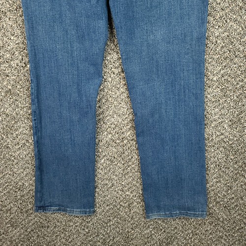 LEE Womens 10M Relaxed Fit High Rise Stretchy Straight Legs Denim Jeans 28x31 - Picture 8 of 9