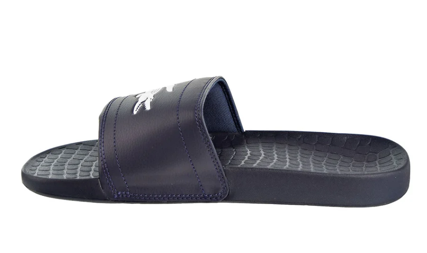 Lacoste Fraisier 118 1 US Cam Synthetic Navy/White Men\'s Slide Sandal Size 17 Black Lacoste Men main image 2