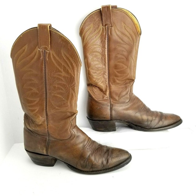 vintage leather cowboy boots
