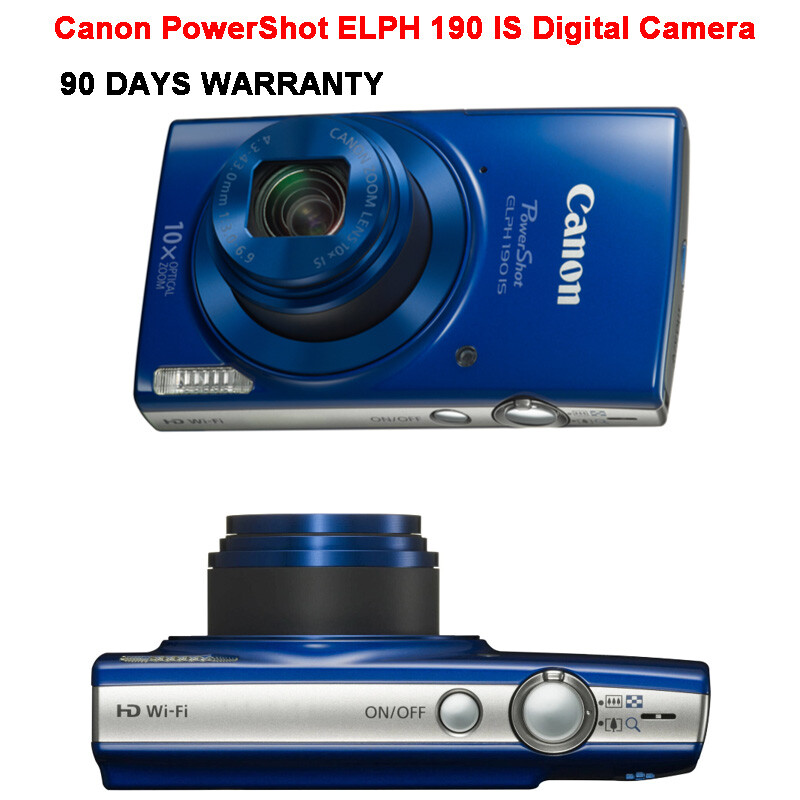 85% New Canon PowerShot ELPH 190IS Blue Digital Camera 20MP 85% New Canon PowerShot ELPH 190IS Blue Digital Camera 20MP