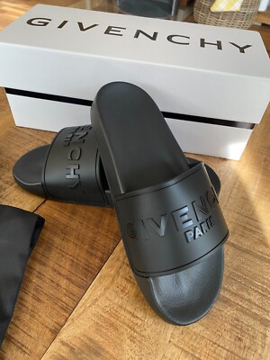 Neue Givenchy Side Flat Sandals Gr. 40