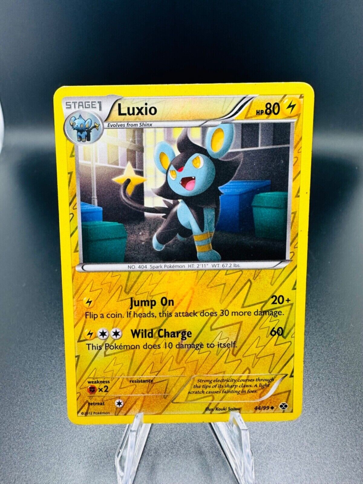 Pokemon TCG Reverse Holo Luxio 44/99 Next Destinies 2012 eBay