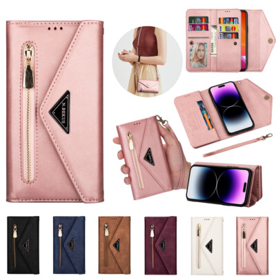 Handy Tasche Schutzhülle Book Case Für iPhone 17 16 15 14 13 11 12 Pro Max X 8 7