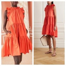 NWT Ulla Johnson Tamsin Dress sz 0 Coral