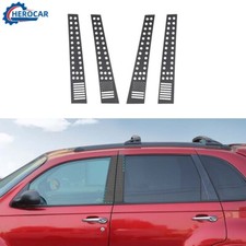 4X Cubierta de moldura de panel de poste de pilar de ventana Carcasa decorativa para Chrysler PT Cruiser 05-11