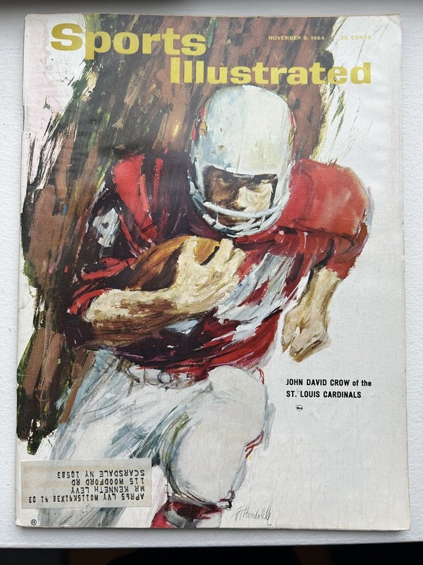 Sports Illustrated November 9, 1964 John David Crow St. Louis Cardinals