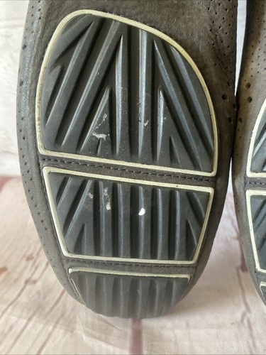 UGG Mens Energ Leather Loafer Moccasins Shoes Sz 10 / 43 Lace-less Slip On Gray - Picture 14 of 20