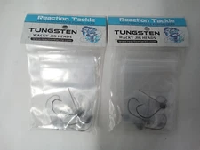 Tungsten Wacky Jig Heads, 2 Packs of 5 (10 Jigs Total)