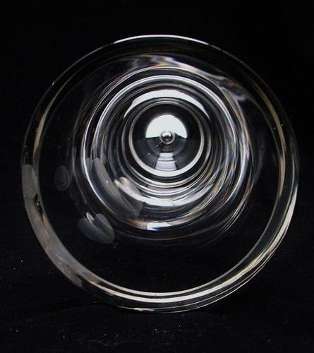 Scandinavian Art Glass Erkki Vesanto Finland Crystal Vase Number 3650 Mayfly - Picture 4 of 8