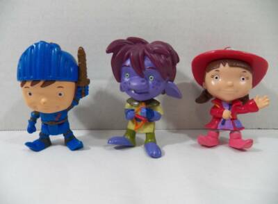 ~Fisher Price~ Nickelodeon Mike The Knight Trollee, Evie & Mike Figures