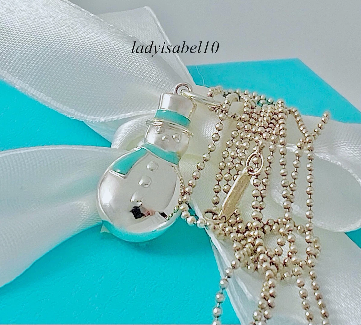 Tiffany snowman deals charm