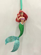 Disney 2016 Sketchbook Princess Ariel Sebastian Mermaid Hanging Ornament Figure