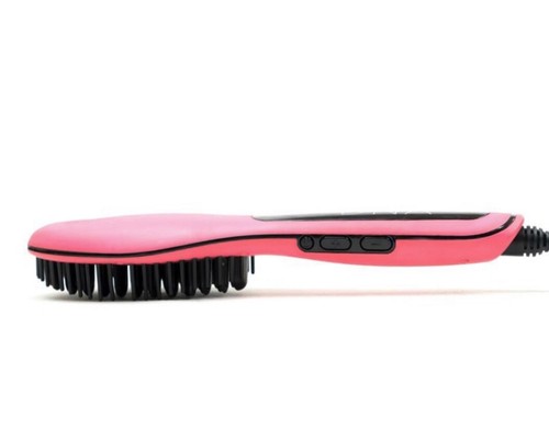 DNA Hair Tools Ceramic Straightening Brush Pink EBay