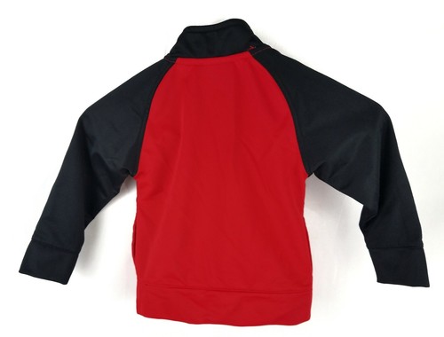 Nike Toddler Boys Red And Black Jacket Size 2T Long Sleeve Full Zip Up - Picture 2 of 10
