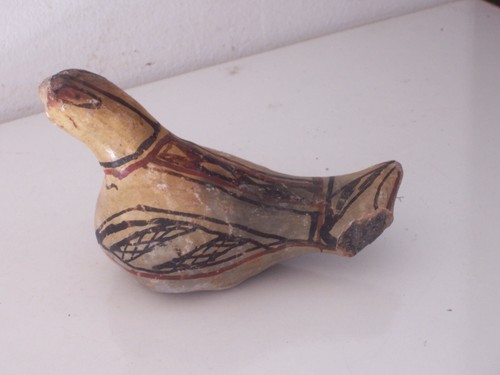 Terracotta sculpture. 2 birds Kabylie - Picture 8 of 9