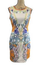 No Tag Multi Color Midi Floral Dress Size S For Women